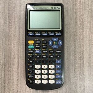 Texas Instruments TI83 Plus Graphing Calculator Black Edition, Pre-owned